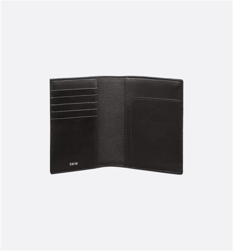 couverture passeport dior|Passport Cover Black Maxi Dior Oblique Jacquard.